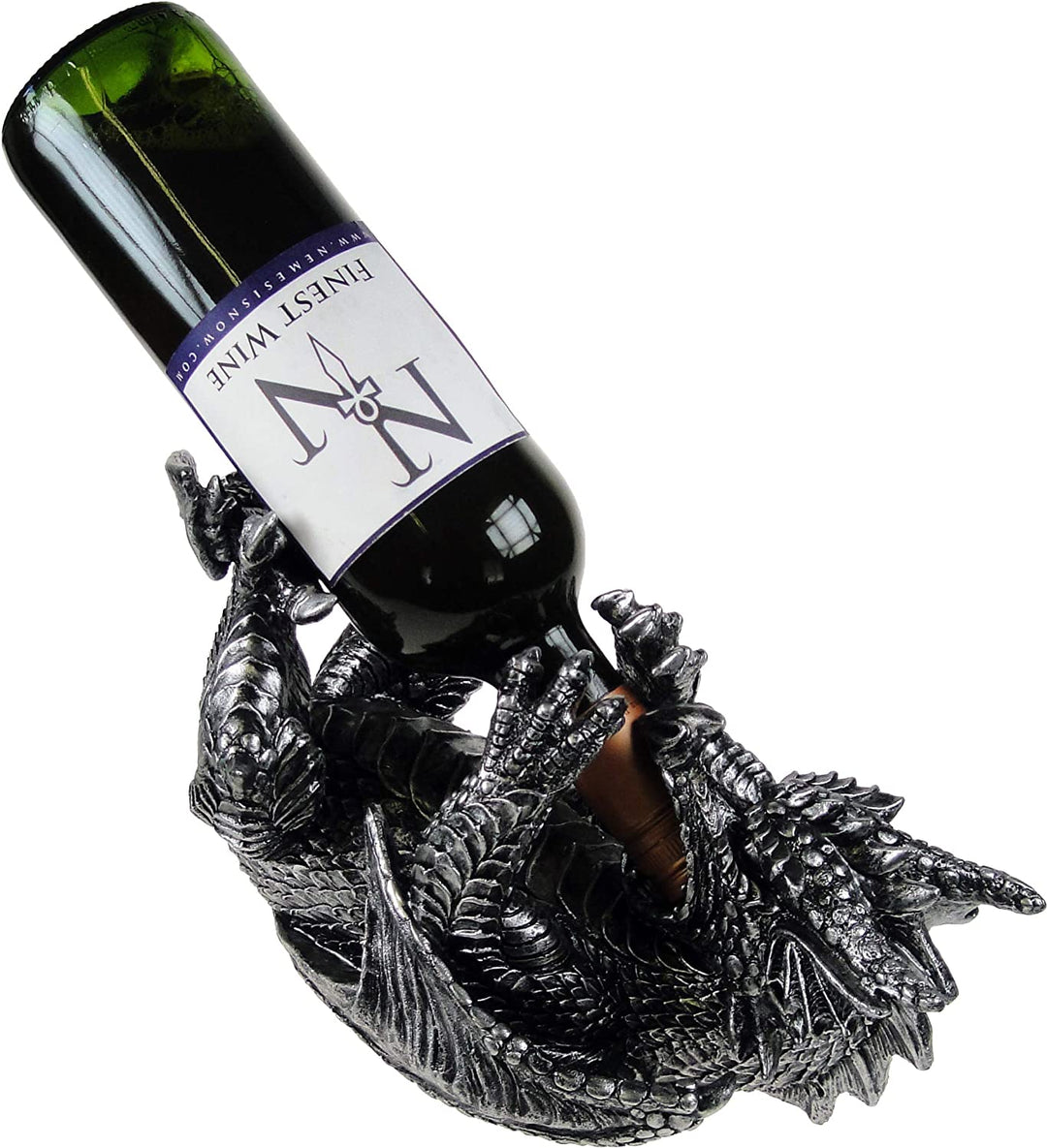 Nemesis Now Guzzlers Dragon Wine Bottle Holder 32cm Black