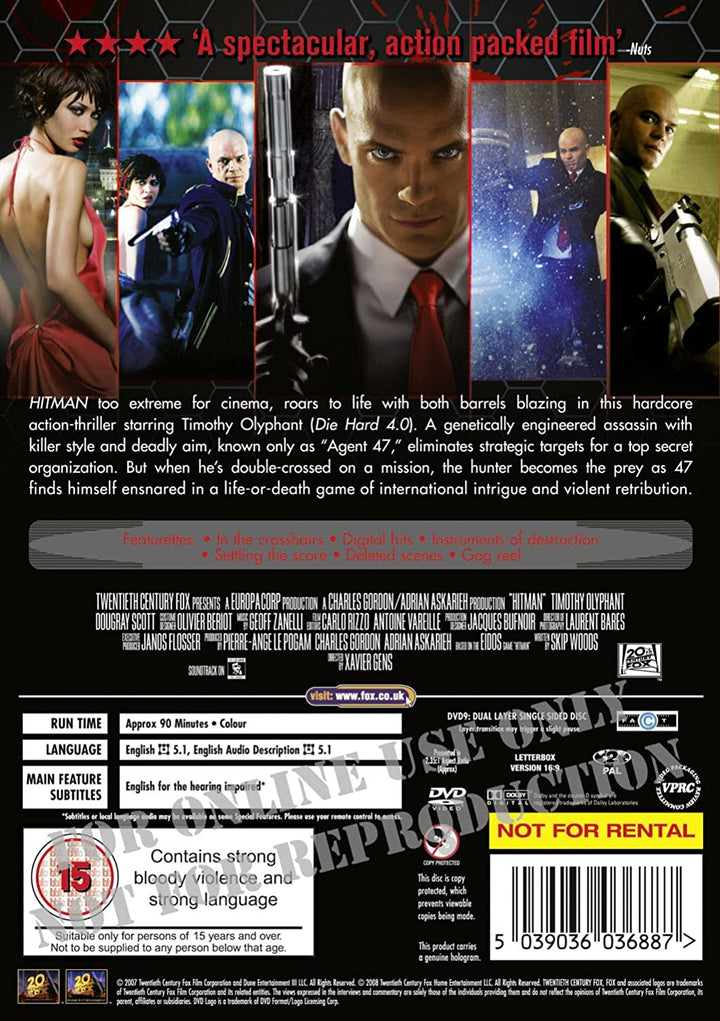 Hitman [2007] - Action [DVD]