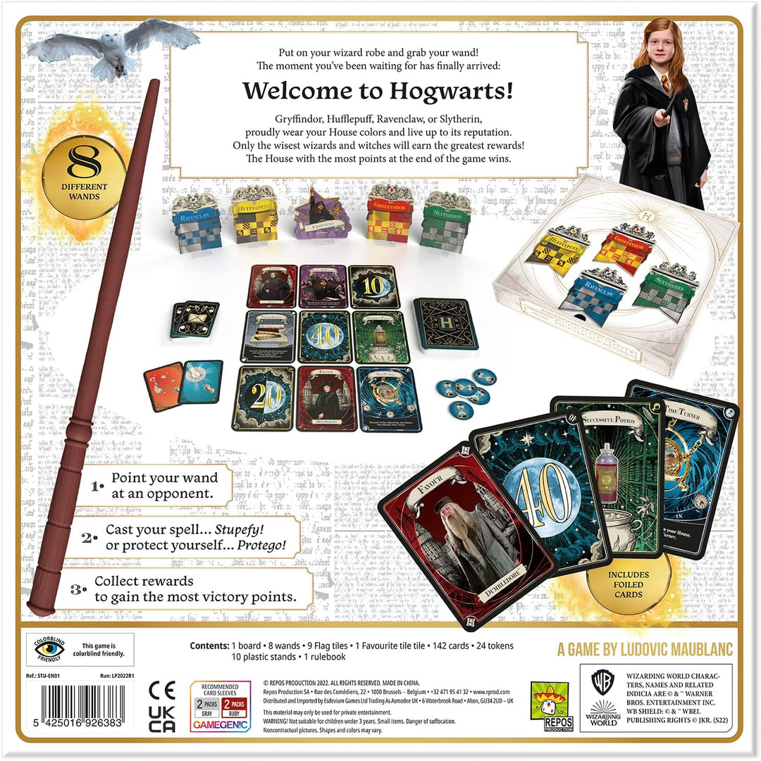 Repos | Harry Potter Stupefy | Board Game | Ages 8+ | 4-8 Players