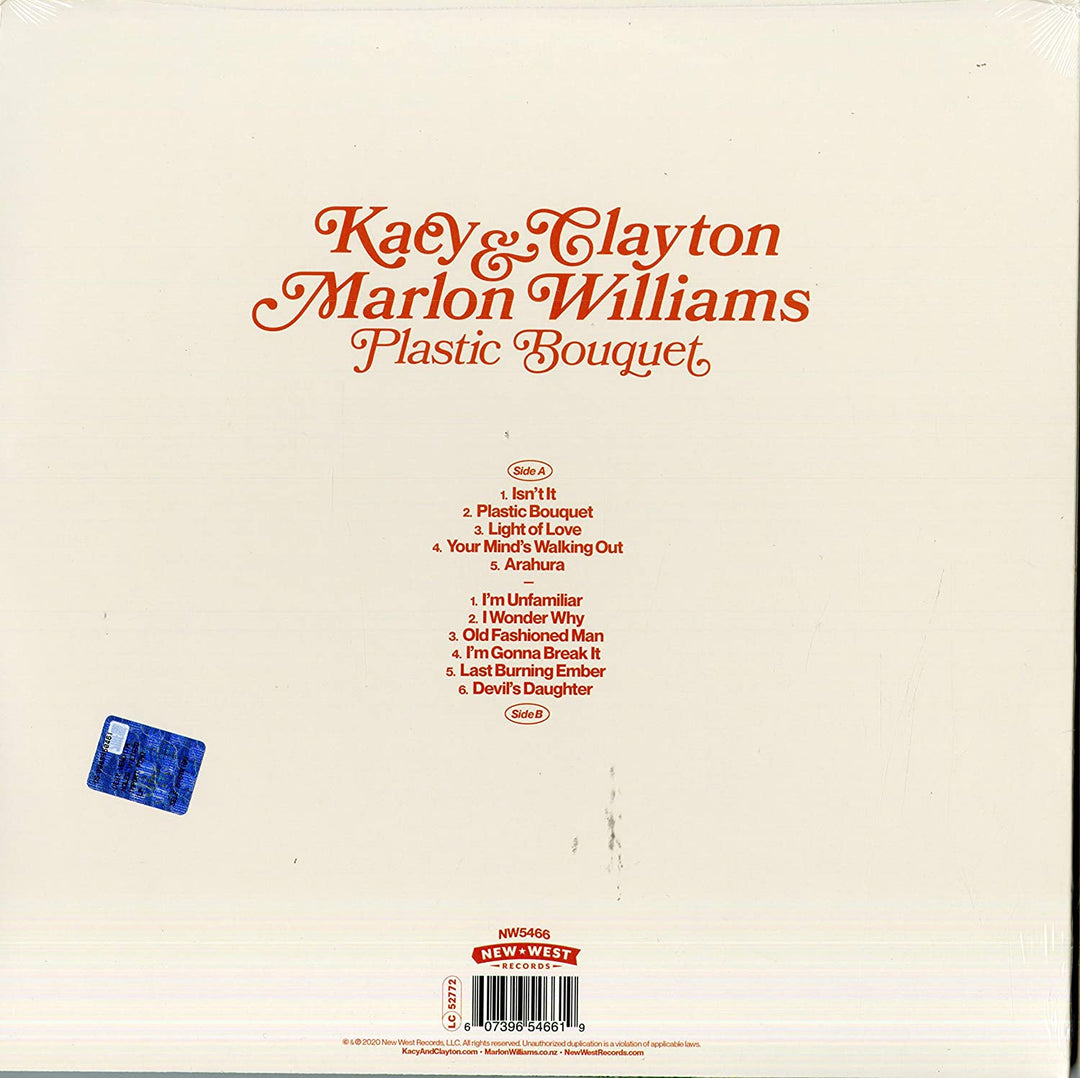Kacy & Clayton And Marlon Williams - Plastic Bouquet [Vinyl]