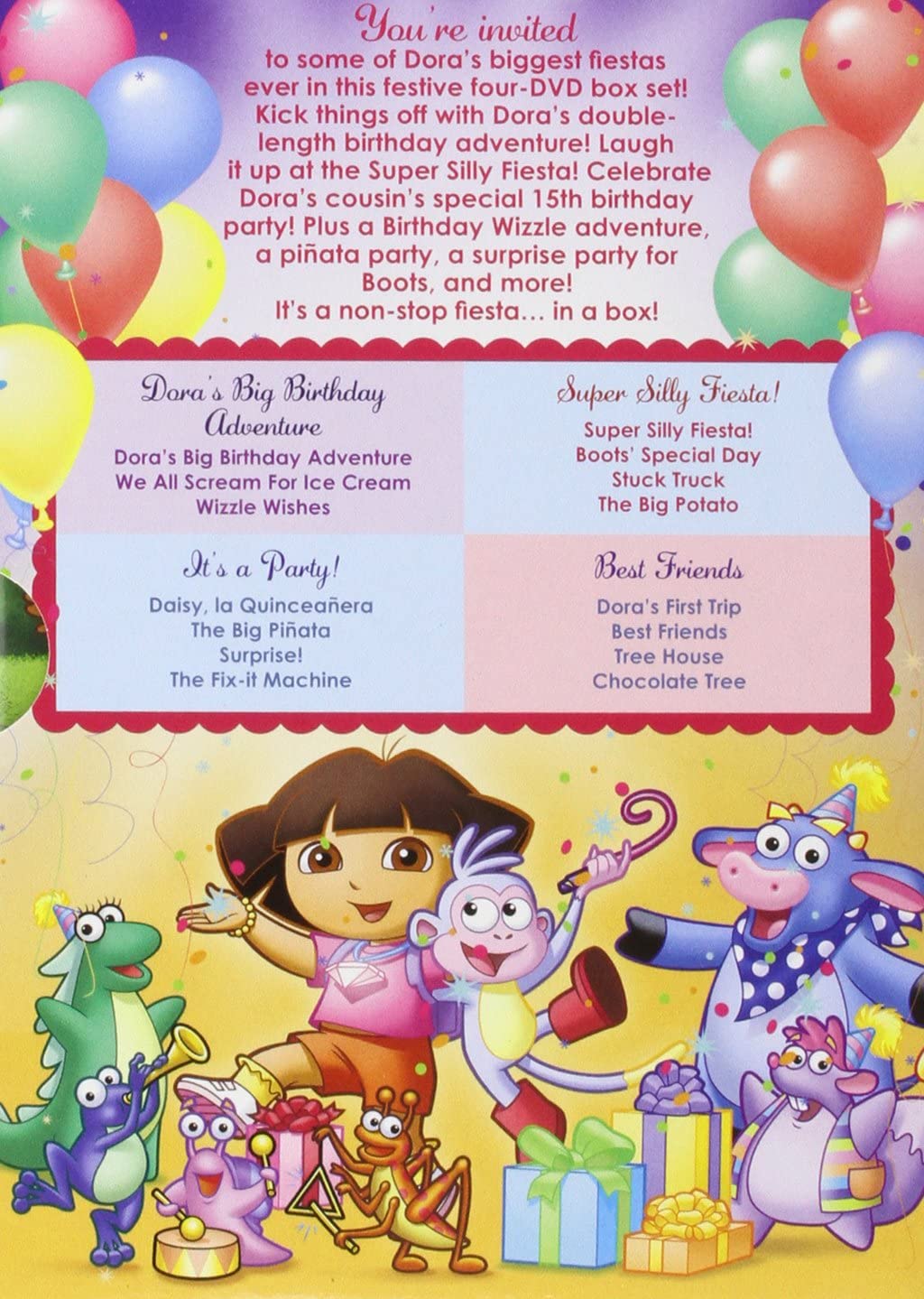 Dora The Explorer: Dora's Big Party Pack - Animation [DVD]