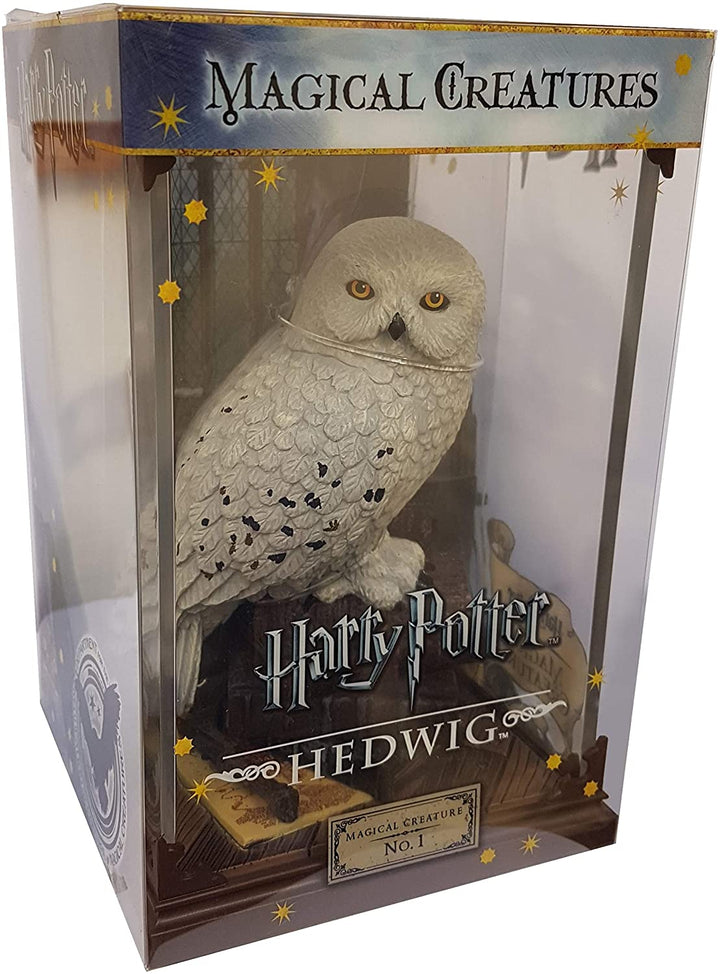 The Noble Collection - Magical Creatures Hedwig - Hand-Painted Magical Creature #1 - Officially Licensed 7in (18.5cm) Tall Harry Potter Toys Collectable Figures - For Kids & Adults
