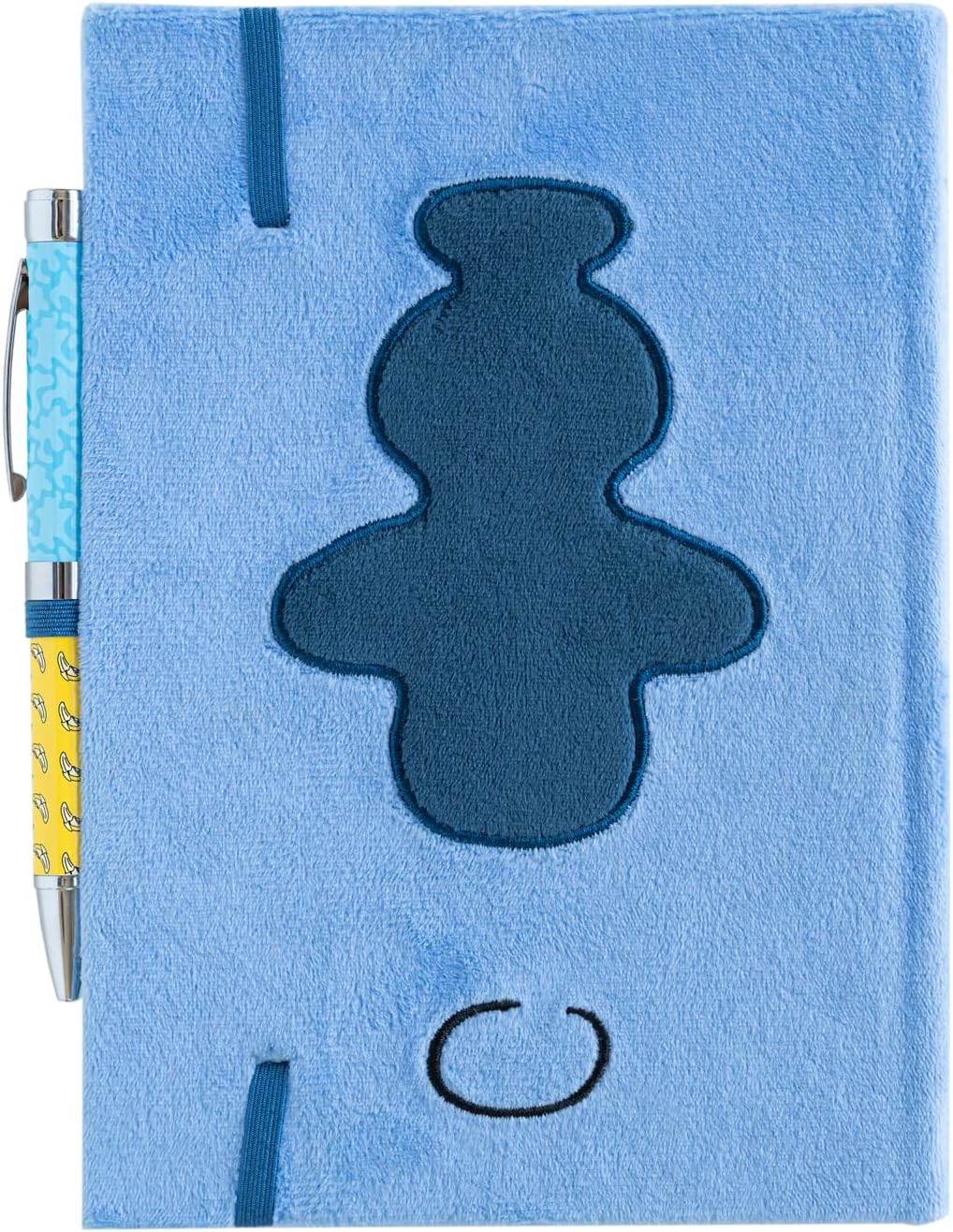 Grupo Erik Disney Stitch A5 Notebook Plush Cover With Projector Pen | Dotted Notebook