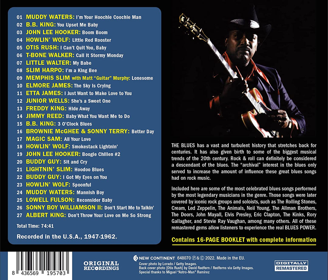 Blues Power - 27 Original All-Time Classics [Audio CD]