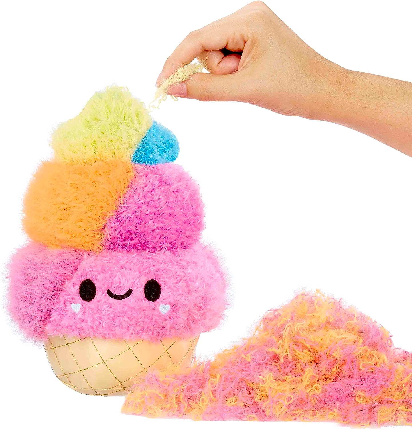 Fluffie Stuffiez Large Plush Ice Cream - 3 Ways to Play Pull, Reveal, Stuff 3