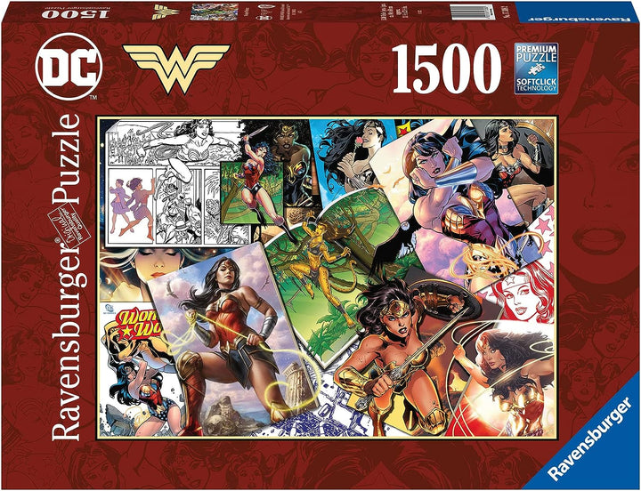 Ravensburger 17308 DC Wonder Woman Jigsaw Puzzles for Adults and Kids