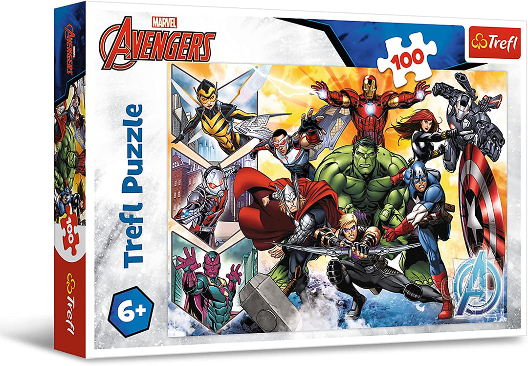 Trefl 16431 - The Power of The Avengers - 100 Pieces Jigsaw Puzzle for Kids