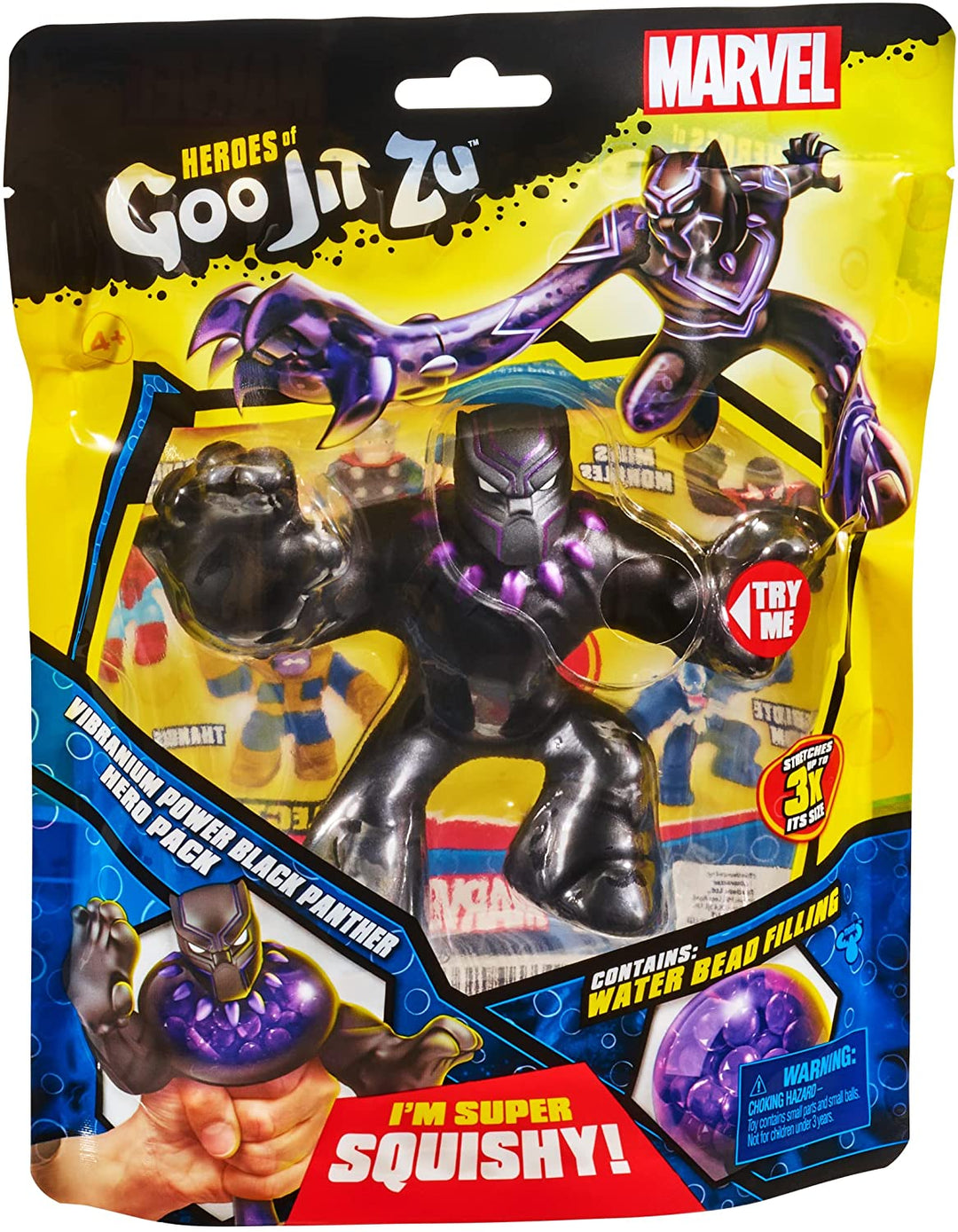 Heroes of Goo Jit Zu MARVEL VIBRANIUM POWER BLACK PANTHER