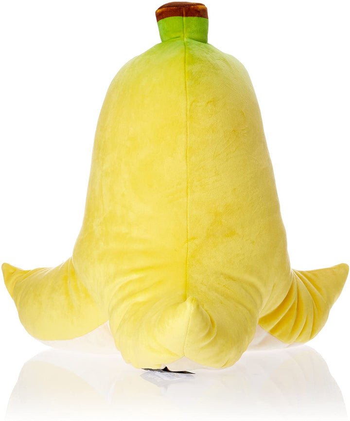 Club Mocchi Mocchi T12958A Mario Kart-Peluche Mochi Banane 40 cm Super Bros 34cm Banana Skin Extra Large Plush, Multicolor