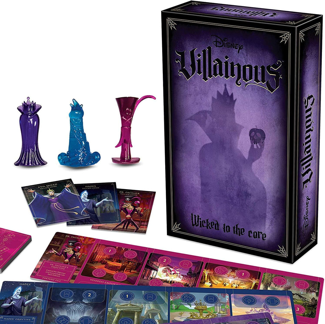 Ravensburger Disney Villainous Wicked to The Core - Strategy Board Game for Kids