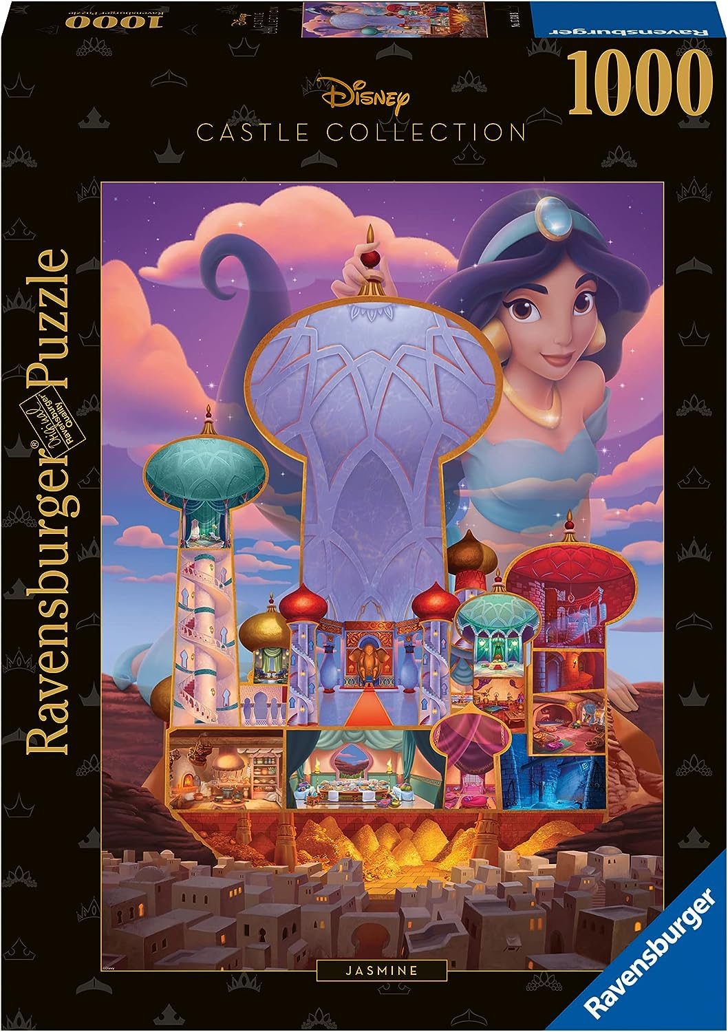 Ravensburger 17330 Collection Disney Castles Jasmine 1000 Piece Jigsaw Puzzles for Adults and Kids