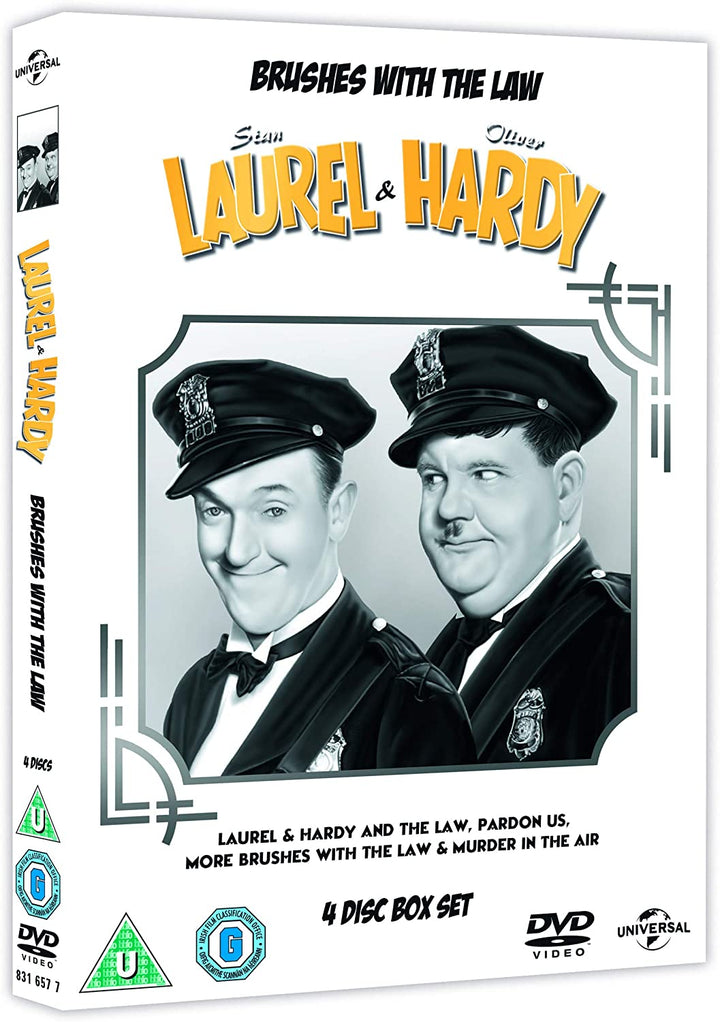 Laurel & Hardy: Brushes with the Law - Comedy [DVD]