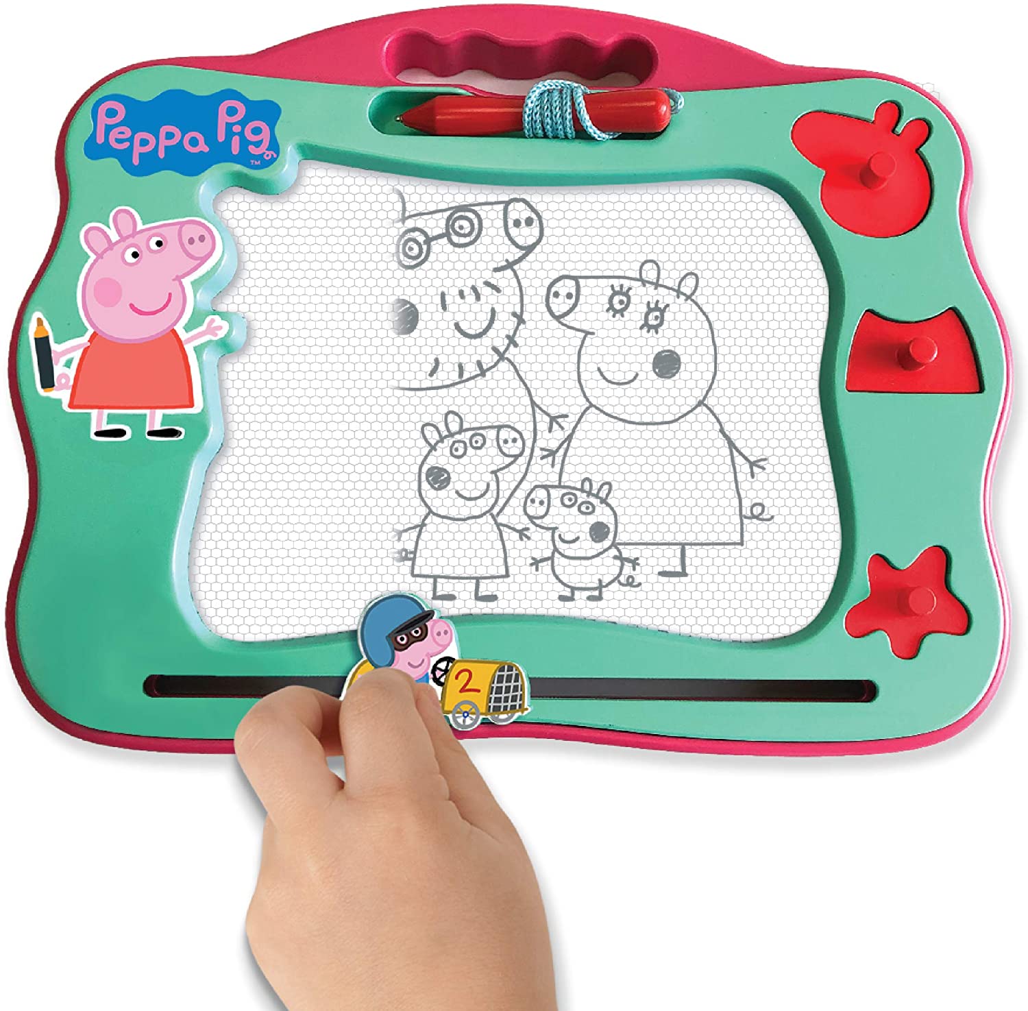 Peppa Pig 7218 Travel Magnetic Scribbler - Mess-Free Drawing Toy for Toddlers 2