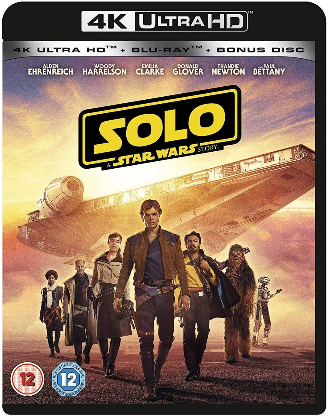 Solo: A Star Wars Story [4K] [2018] [Region Free] - Sci-fi/Adventure [Blu-ray]