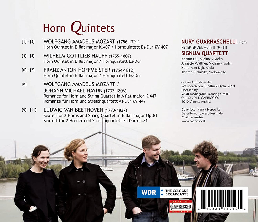 Nury Guarnaschelli/Signum Quartett - Horn Quintets [Audio CD]