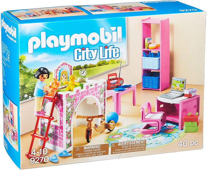 Playmobil City Life 9270 Childrens Room for Children Ages 4+