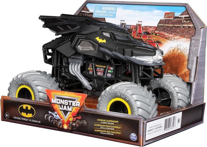 Monster Jam, Official Batman Monster Truck, Collector Die-Cast Vehicle, 1:24 Scale