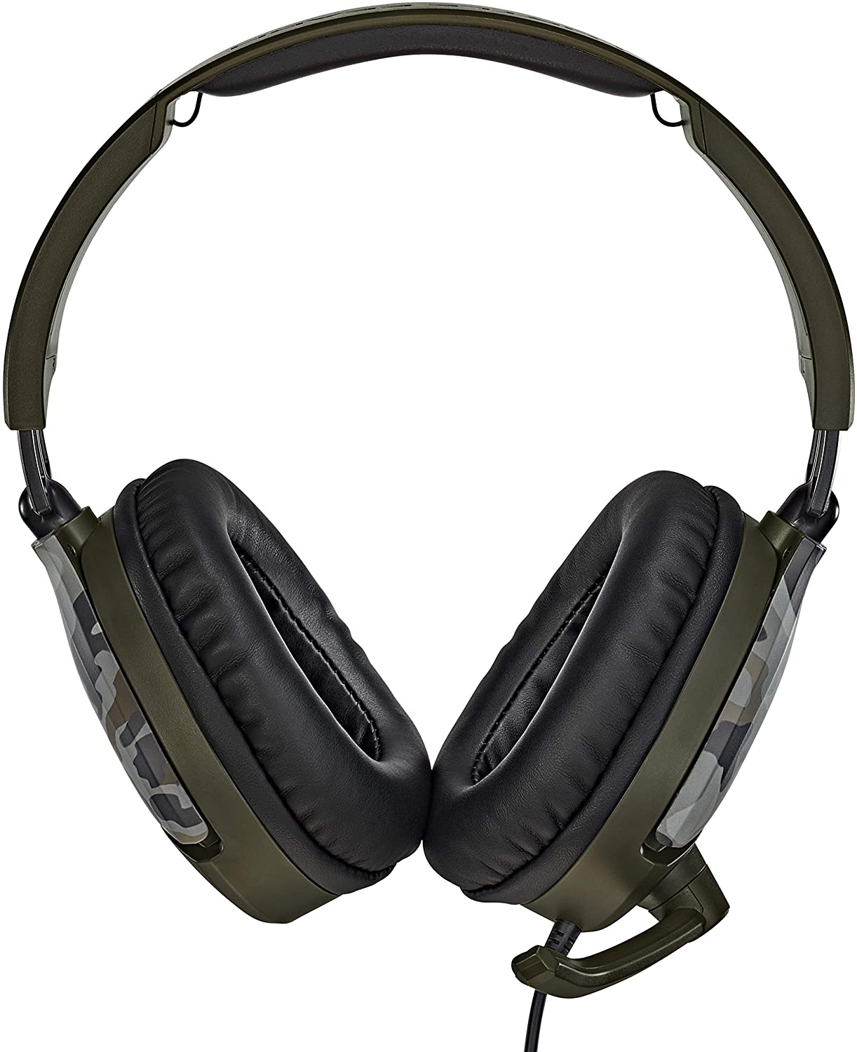 Turtle Beach Recon 70 Camo Green Gaming Headset – 40mm Speakers, Flip-Up Mic, Compatible with Xbox, PS5, PS4, Switch & PC