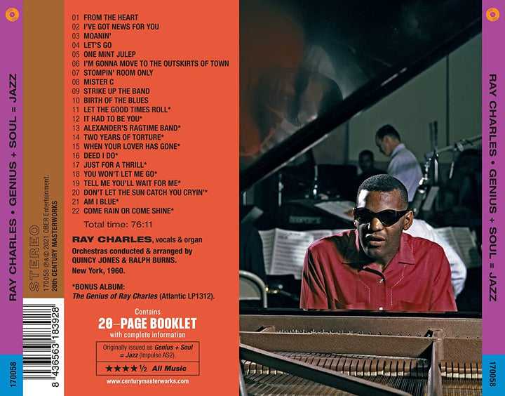 Ray Charles - Genius + Soul = Jazz [Audio CD]