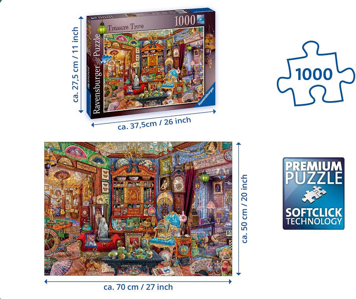 Ravensburger Aimee Stewart Treasure Trove 1000 Piece Jigsaw Puzzles for Adults and Kids