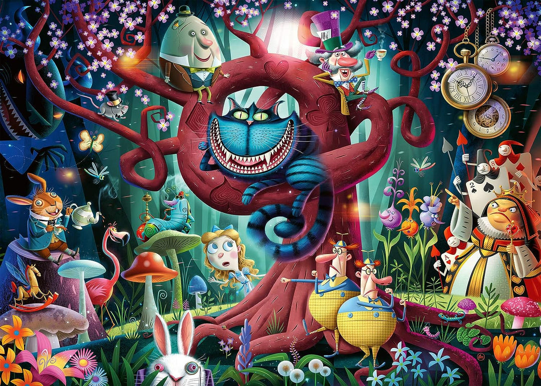 Alice in Wonderland Almost Everyone is Mad 1000 Piece Jigasaw Puzzle