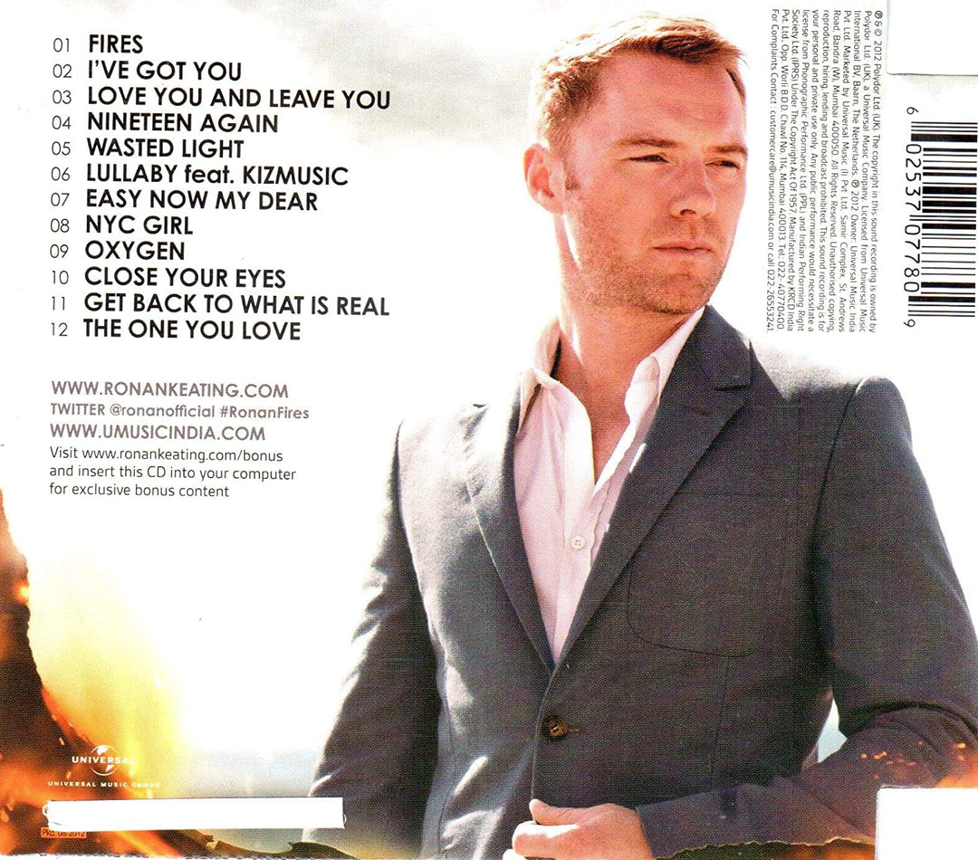 Ronan Keating - Fires [Audio CD]