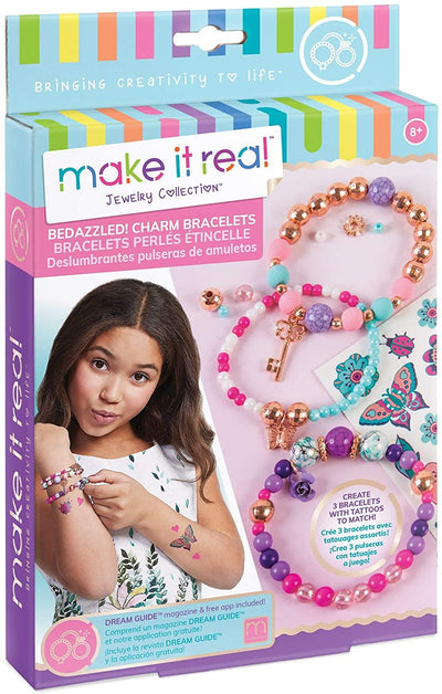 Make It Real Bedazzled! Charm Bracelets Blooming Creativity Diy Charm Bracelet - Yachew