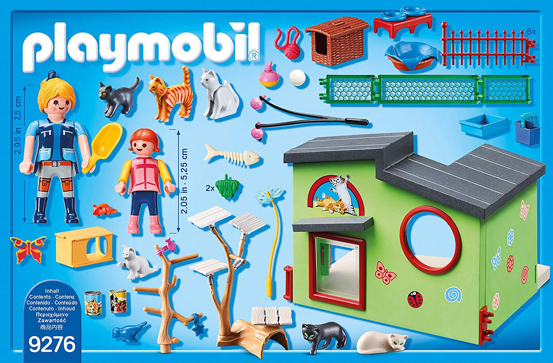 Playmobil 9276 City Life Purrfect Stay Pension pour chats pour enfants à partir de 4 ans