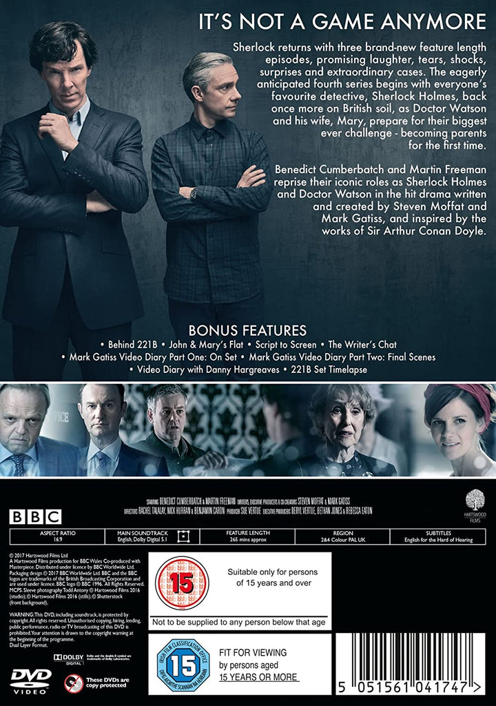 Sherlock - Series 4 - Crime [DVD]