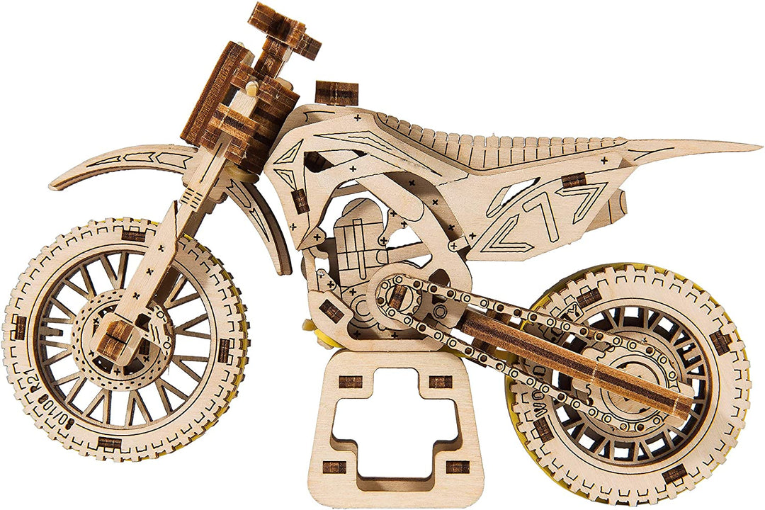 WoodenCity WR343 Wooden, Model, Motocycle, Wood