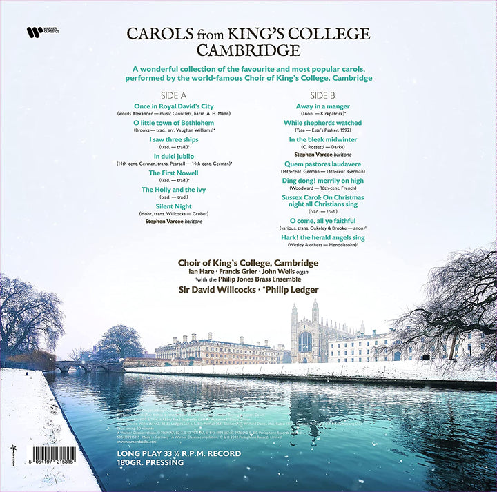 Carols from King's College, Cambridge - The most popular Carols [VINYL]
