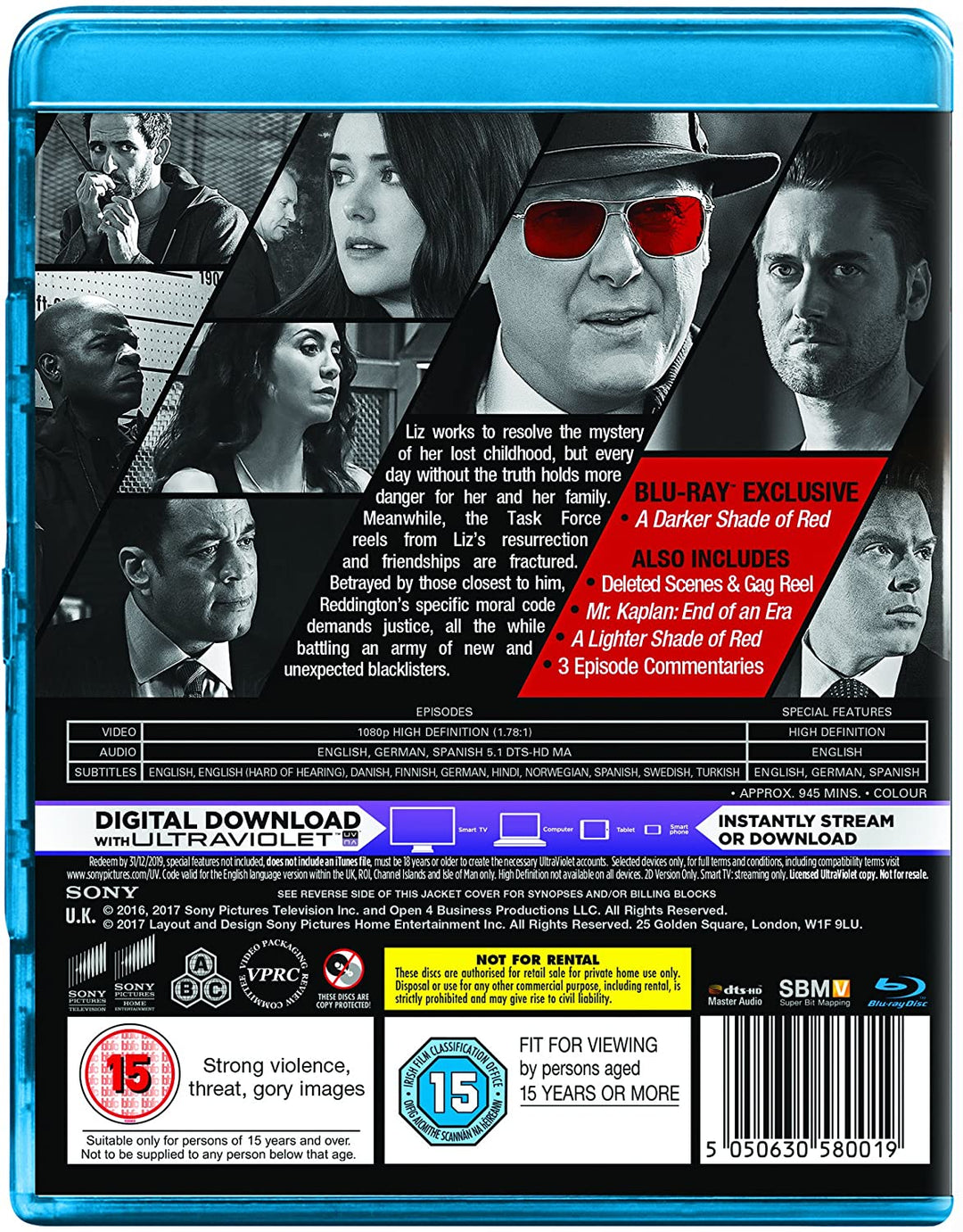 The Blacklist - Season 4 [Region Free] - Drama [Blu-ray]
