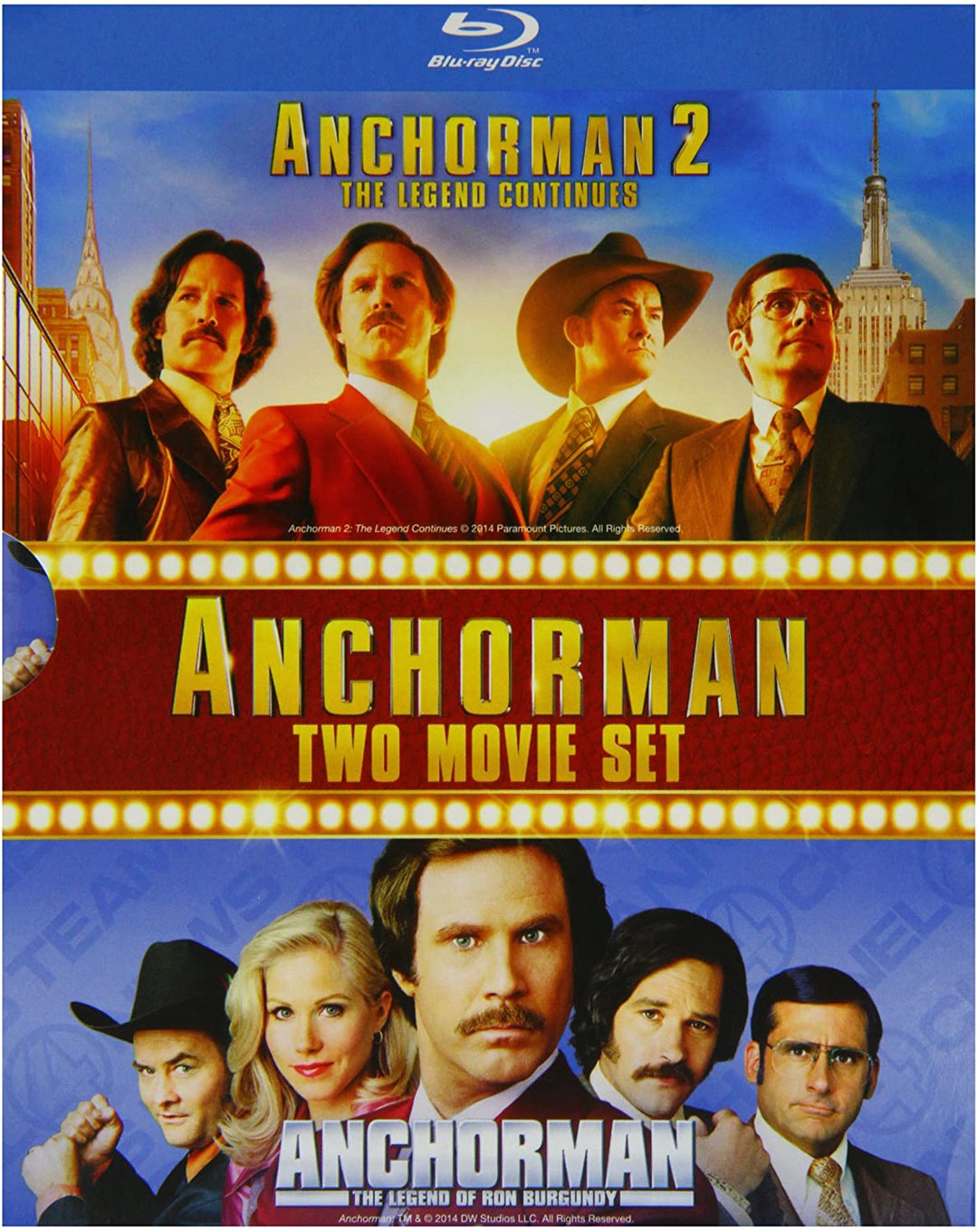 Anchorman 1-2 [Region Free] - [Blu-ray]