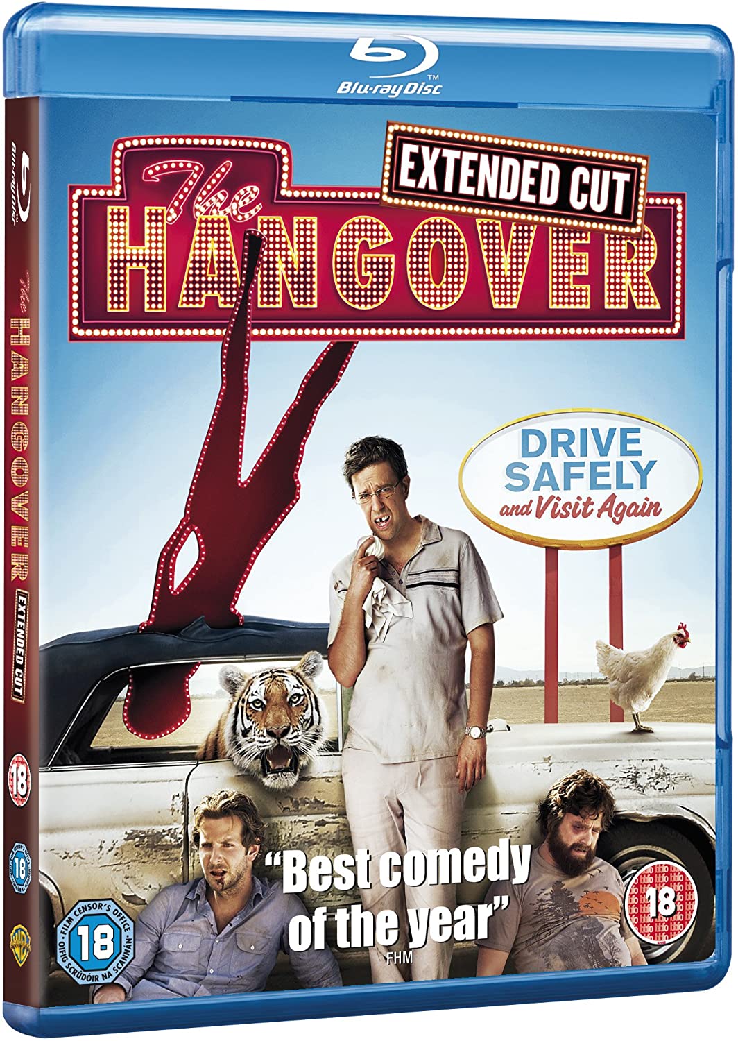 The Hangover [Extended Cut] [2009] [Region Free] [Blu-ray]