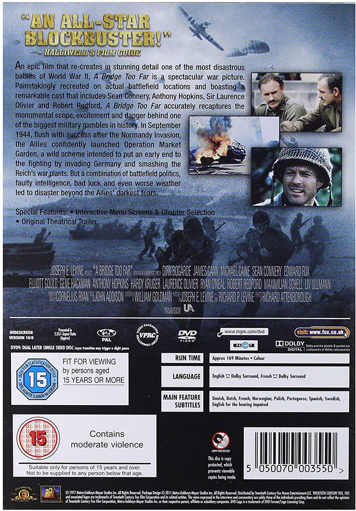 A Bridge Too Far - War/Action [DVD]