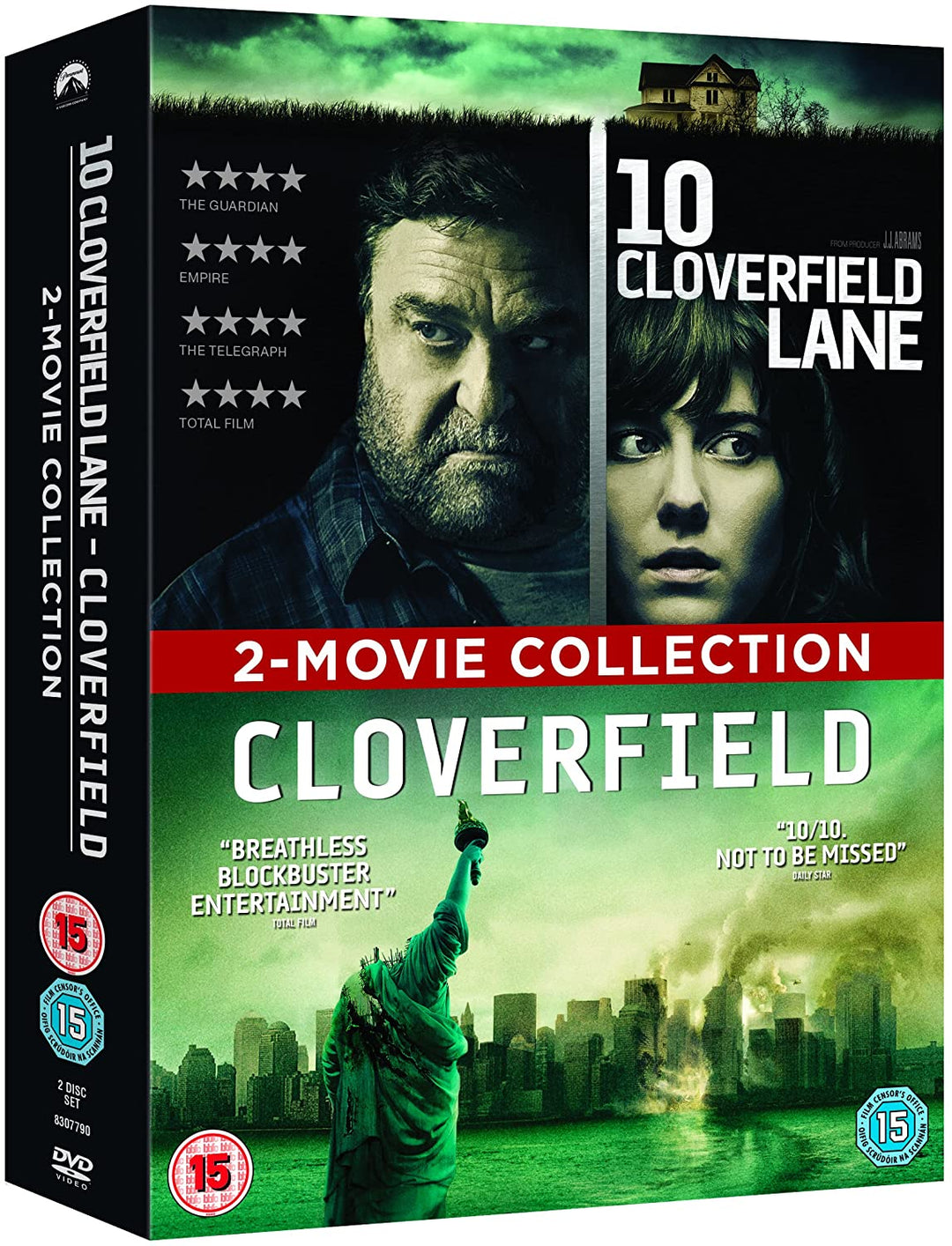 Cloverfield / 10 Cloverfield Lane (Double Pack) [2016] - Sci-fi/Action [DVD]