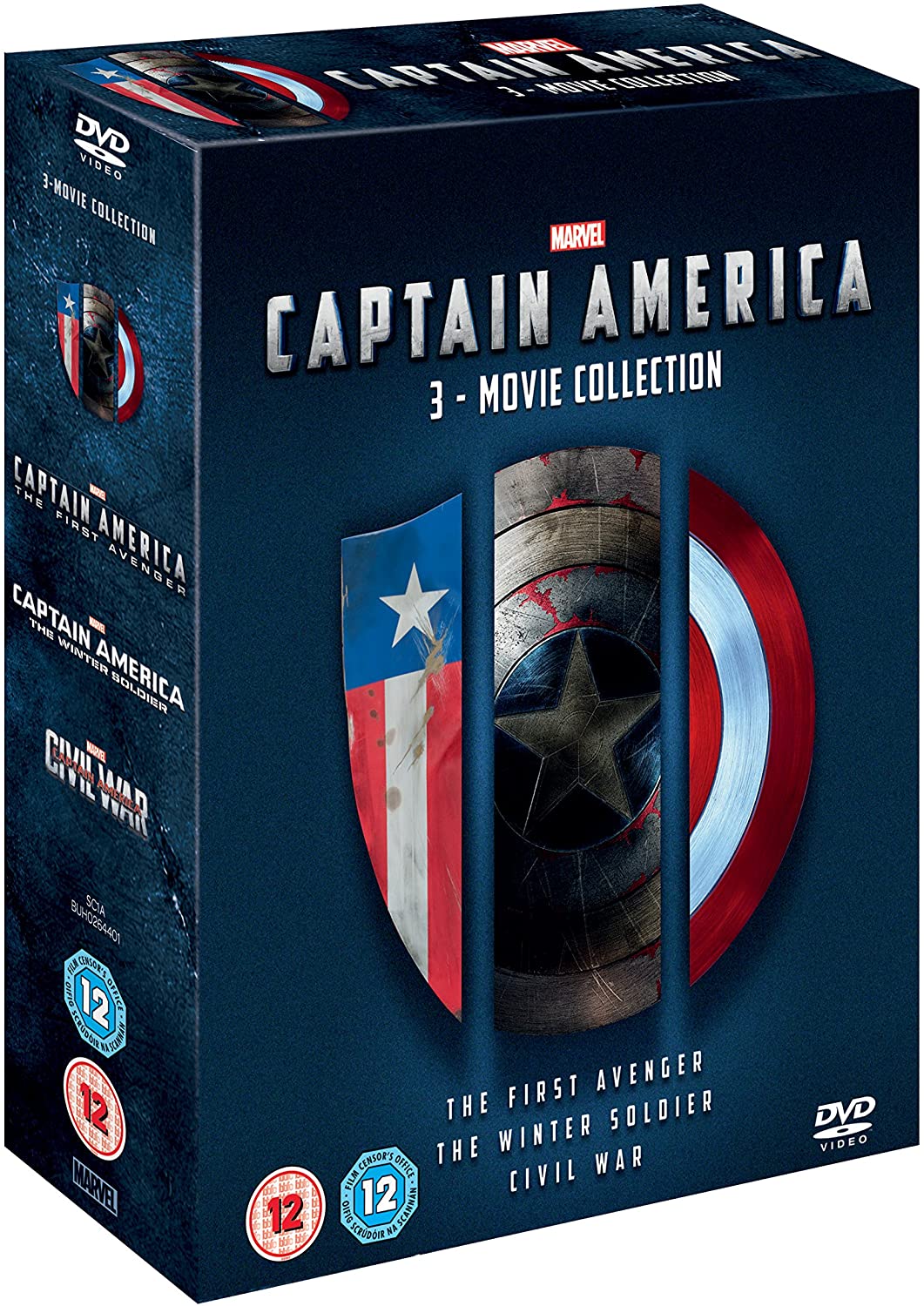 Captain America 1-3 - Action/Adventure [DVD]