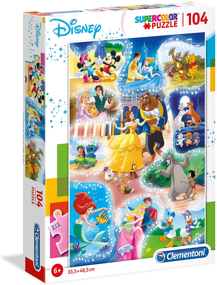 Clementoni - 27289 - Supercolor Puzzle - Dance Time - 104 pieces - Made in Italy