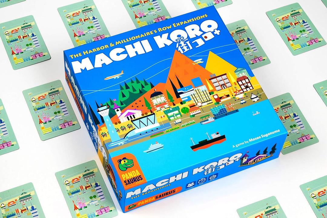 Pandasaurus PAN201905 Machi Koro 5th Anniversary Expansions, Mixed Colours