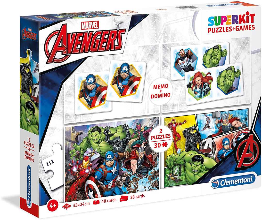 Clementoni 20209 Superkit-The Avengers, Multi-Coloured