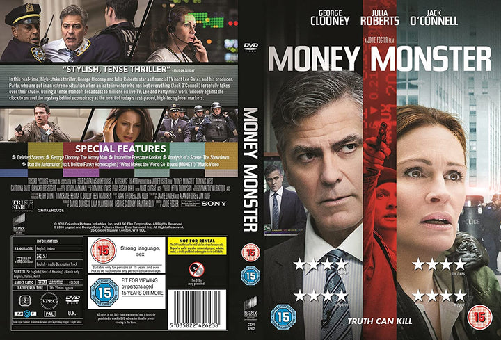 Money Monster [2016] - Thriller/Drama [DVD]