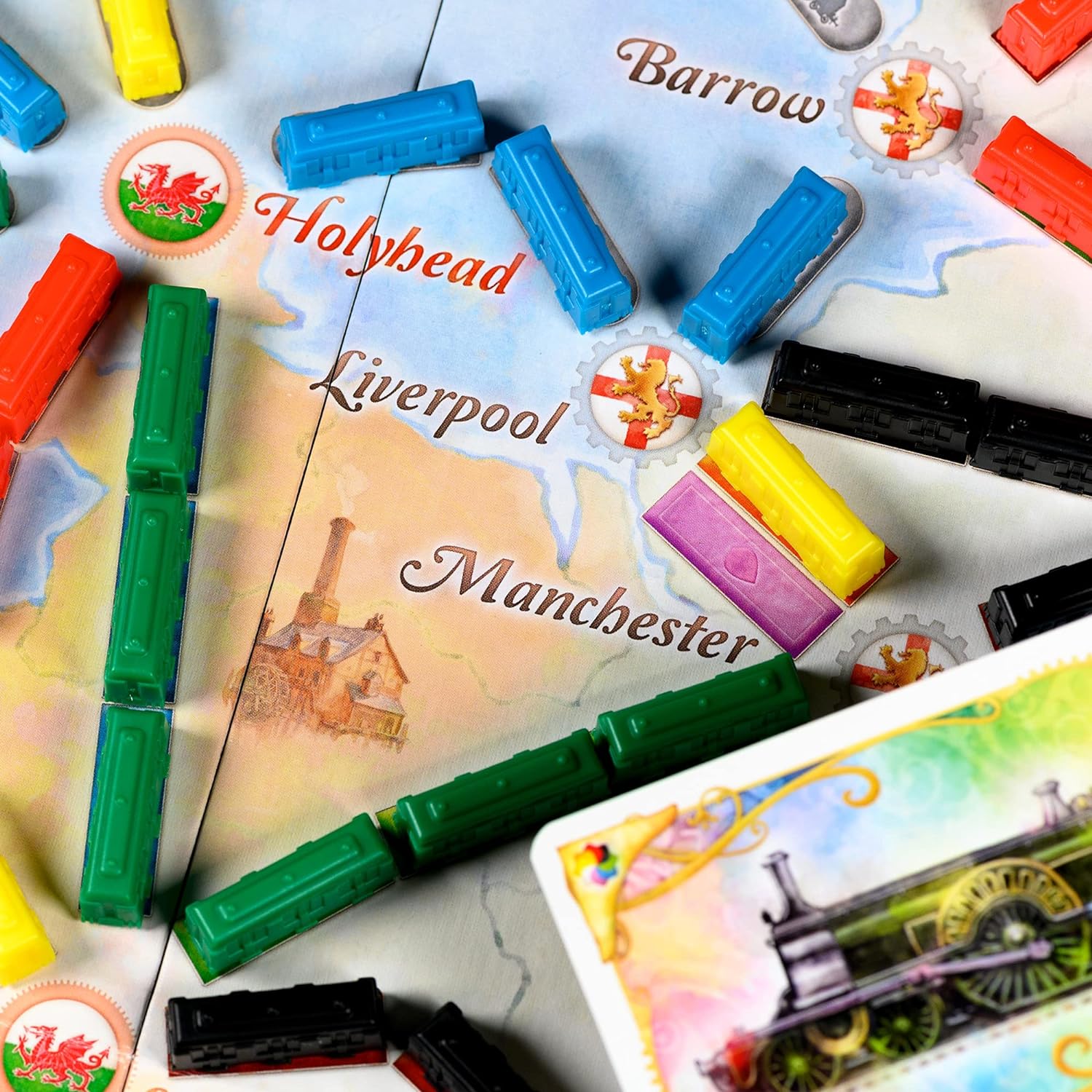 Days of Wonder Ticket to Ride United Kingdom and Pennsylvania Board Game Expansion 4