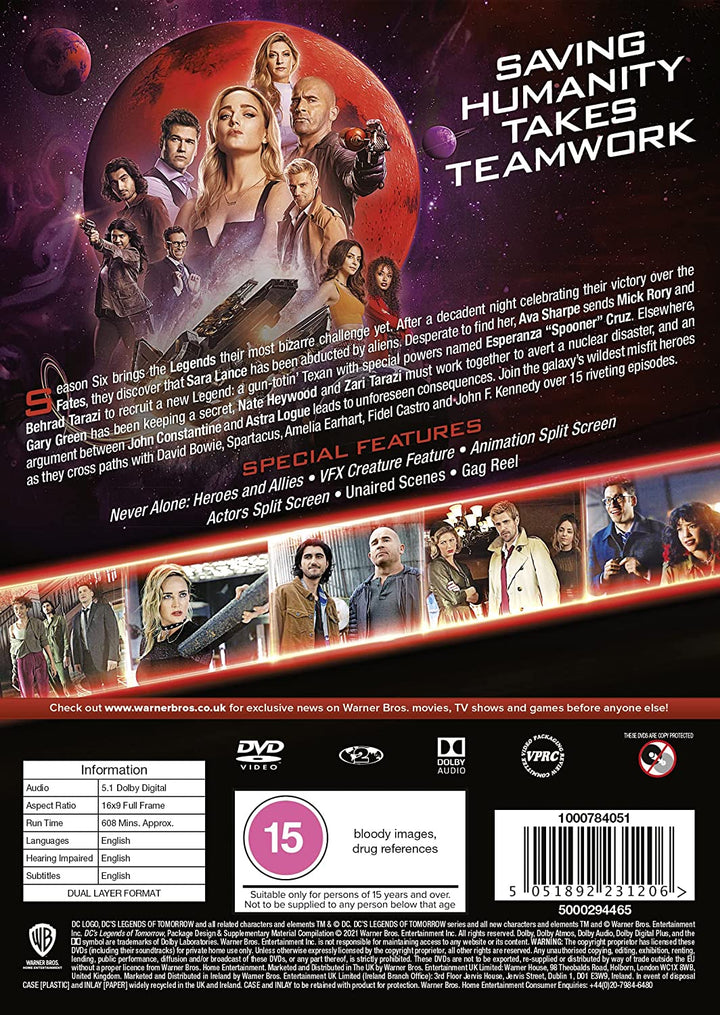 DC's Legends of Tomorrow S6 [2021] - Television series [DVD]