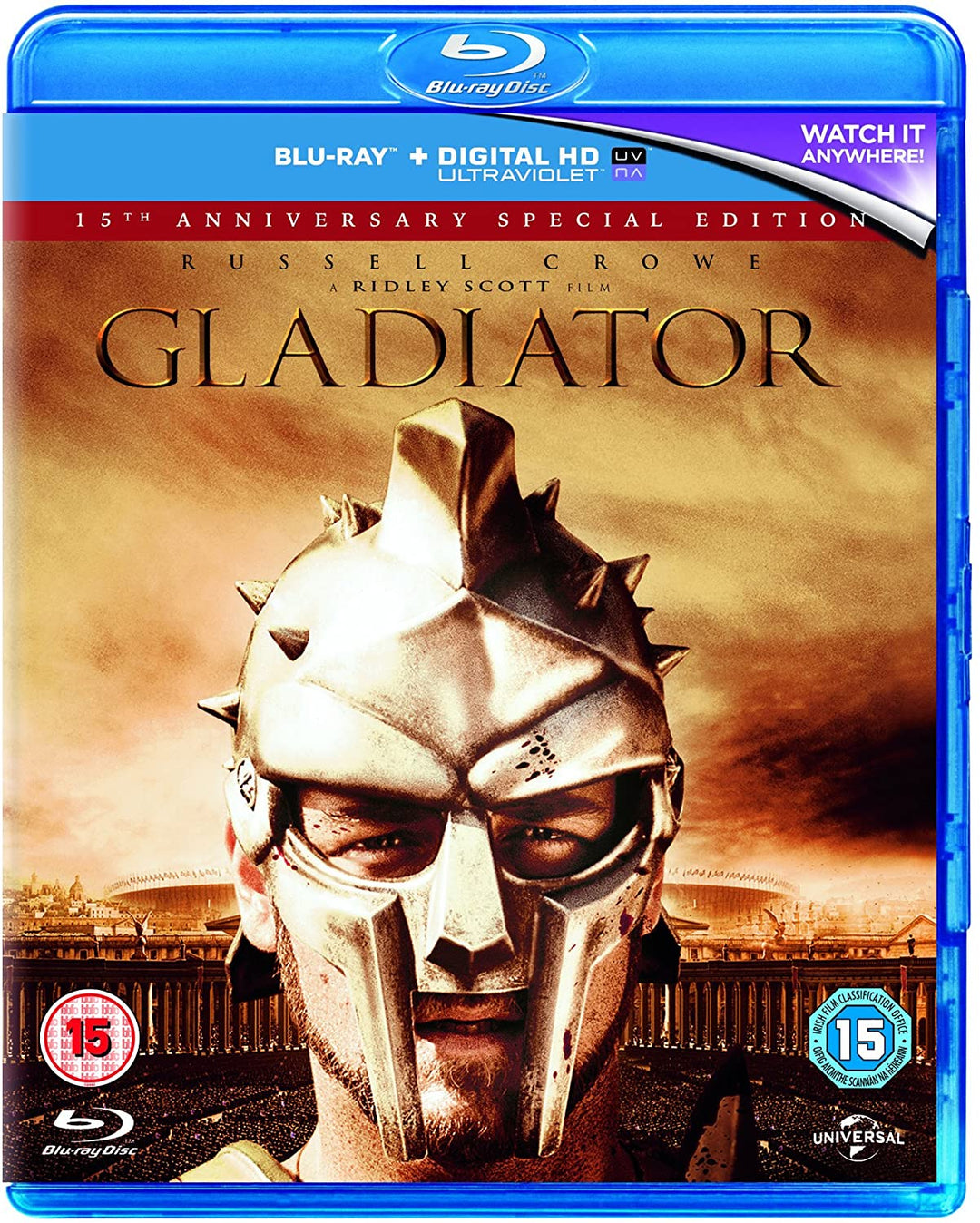 Gladiator UV Copy] [2000] [Region Free] - Action/Adventure [Blu-ray]