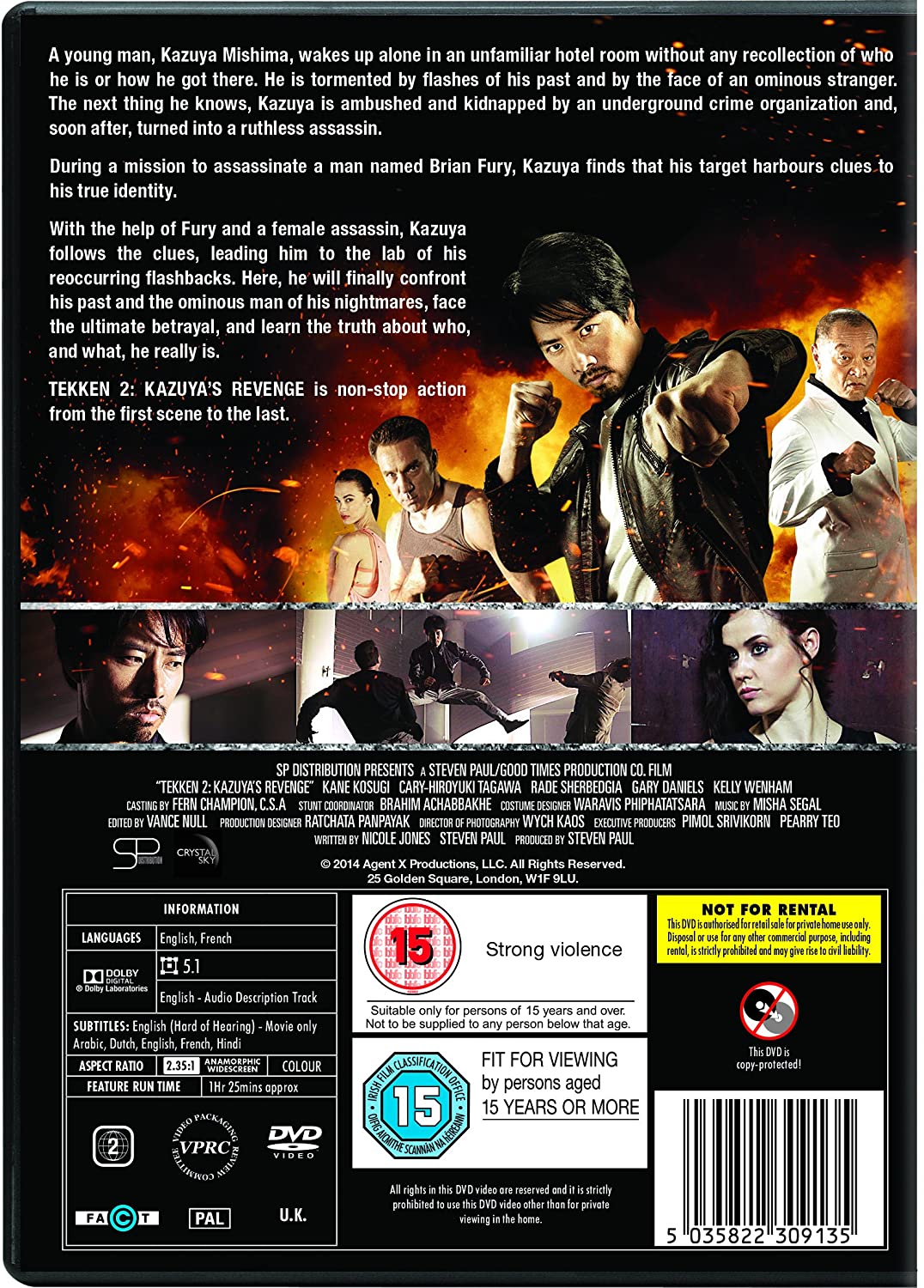 Tekken 2 - Kazuya's Revenge - Action/Martial Arts [DVD]