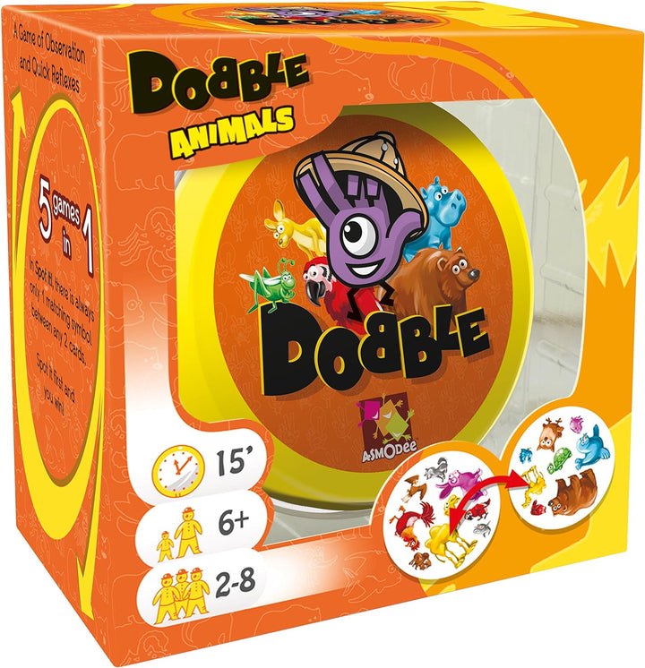Asmodee - Dobble Animals - Card Game