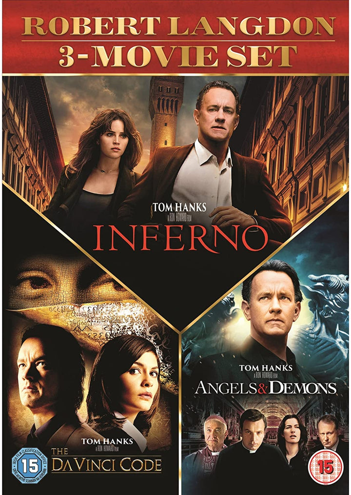 Inferno, Angels and Demons and The Da Vinci Code [2016] [DVD]