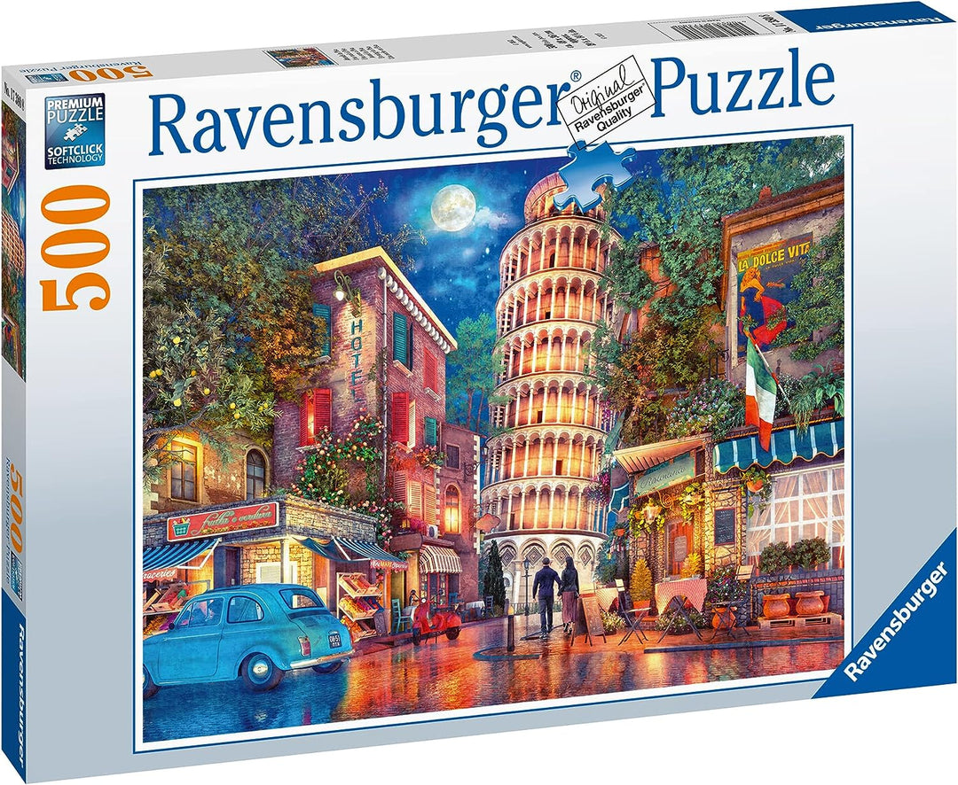 Ravensburger 17380 Evening in Pisa 500 Piece Jigsaw Puzzle for Adults and Kids