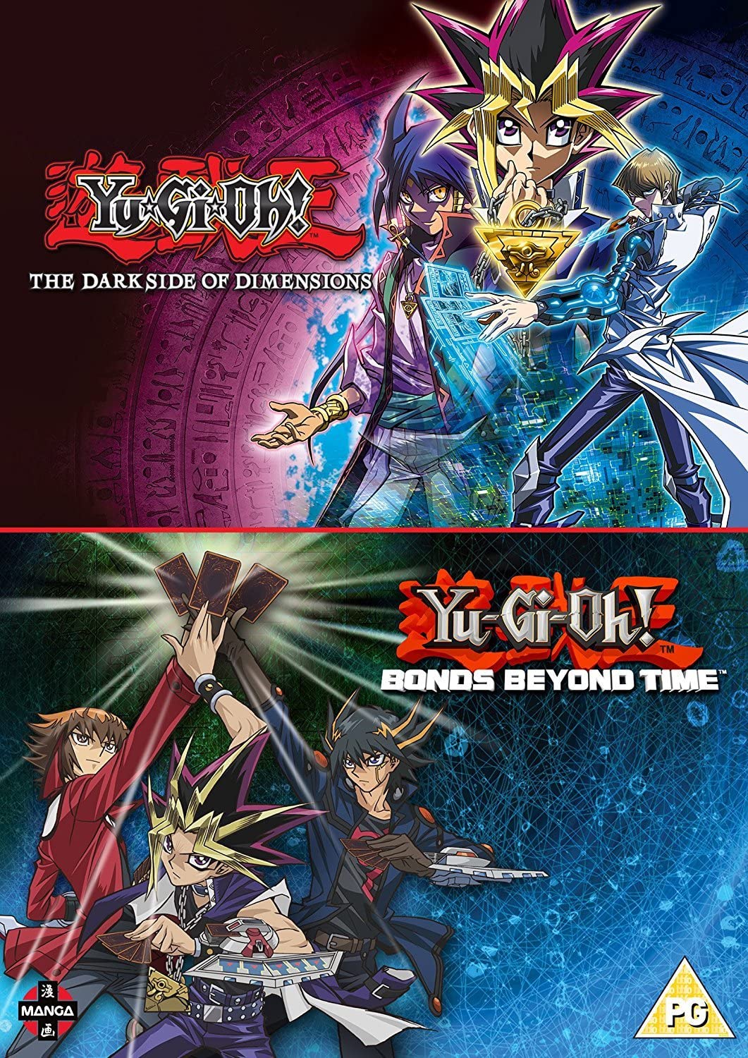 Yu-Gi-Oh! Movie Double Pack: Bonds Beyond Time & Dark Side of Dimensions - Fantasy/Adventure [Blu-ray]