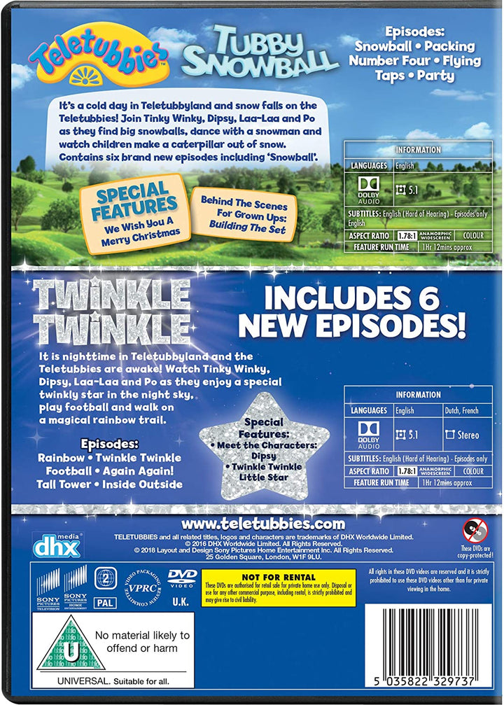 Teletubbies - Tubby Snowball & Twinkle Twinkle [DVD]